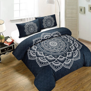 Blue Lotus Duvet Cover and Pillowcases