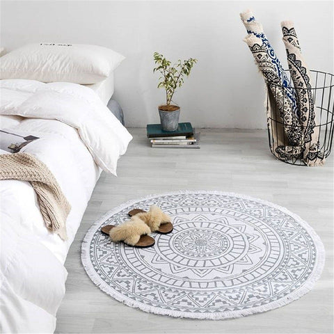 Image of Round Moroccan Carpet
