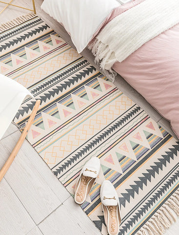 Image of Pastel Aztec Carpet