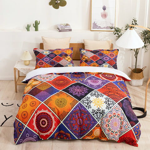 Image of Colorful Art Duvet Cover and Pillowcases