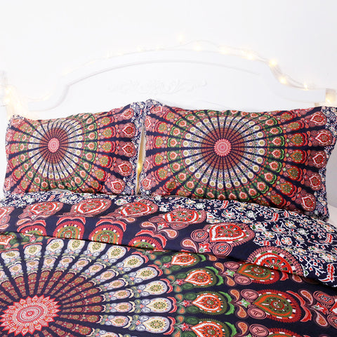 Image of Dark Mandala Duvet Cover and Pillowcases