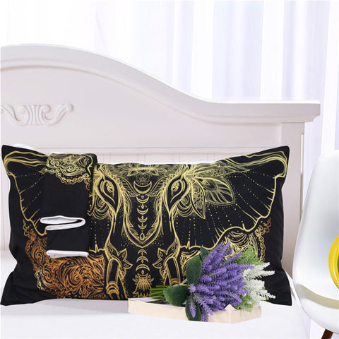 Image of Dark Elephant Duvet Cover and Pillowcases