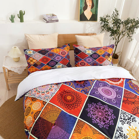 Image of Colorful Art Duvet Cover and Pillowcases