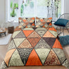 Orange Triangle Duvet Cover and Pillowcases
