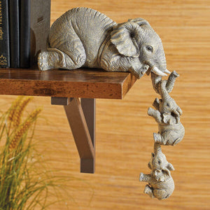 Lucky Elephant Shelf-Sitter