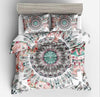 Boho Chic Decoration bedding Deep Lotus Duvet Cover and Pillowcases bedding bedroom decor bohemian