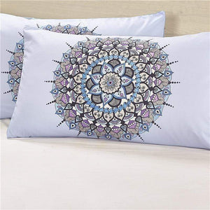 Boho Chic Decoration bedding Lotus Duvet Cover and Pillowcases bedding bedroom decor bohemian