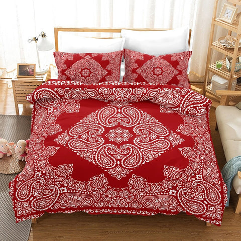 Image of Ruby Mandala Duvet Cover and Pillowcases