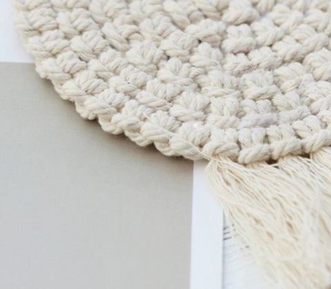 Image of Handcrafted Macrame Coasters